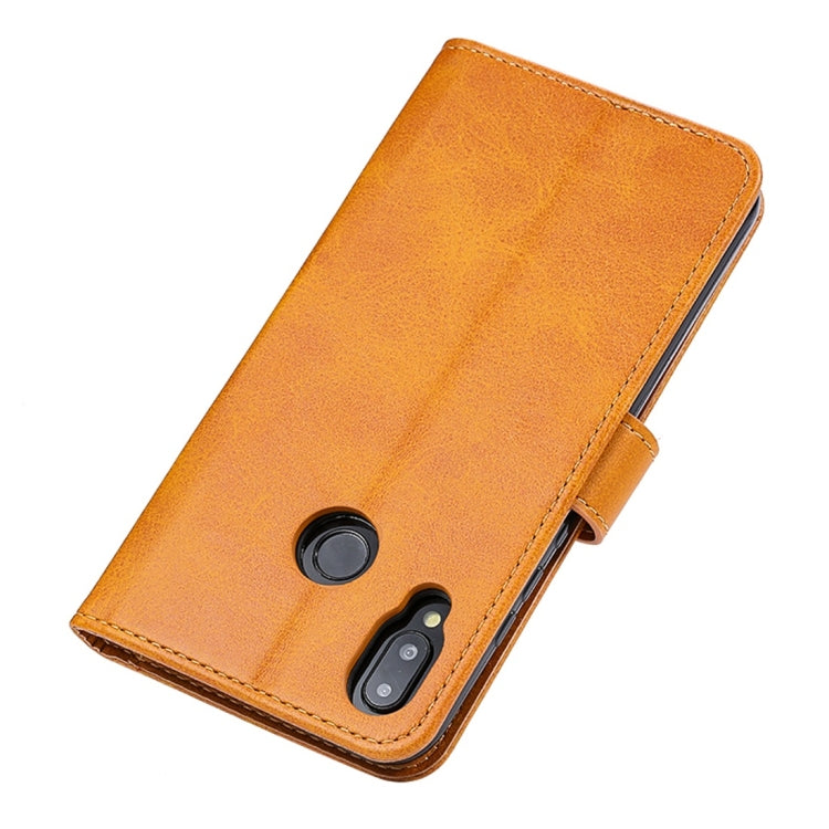 For Huawei P20 Lite GUSSIM Business Style Horizontal Flip Leather Case with Holder & Card Slots & Wallet(Khaki) - Huawei Cases by GUSSIM | Online Shopping South Africa | PMC Jewellery | Buy Now Pay Later Mobicred