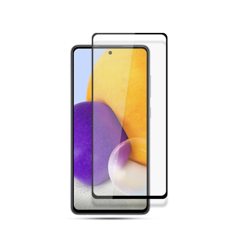 mocolo 0.33mm 9H 2.5D Full Glue Silk Print Tempered Glass Film For Samsung Galaxy A73 5G(Black) - Galaxy Tempered Glass by mocolo | Online Shopping South Africa | PMC TechLife | Buy Now Pay Later Mobicred