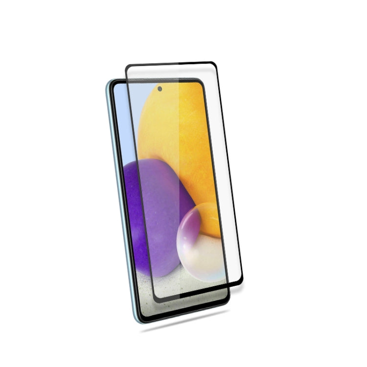 mocolo 0.33mm 9H 2.5D Full Glue Silk Print Tempered Glass Film For Samsung Galaxy A73 5G(Black) - Galaxy Tempered Glass by mocolo | Online Shopping South Africa | PMC TechLife | Buy Now Pay Later Mobicred