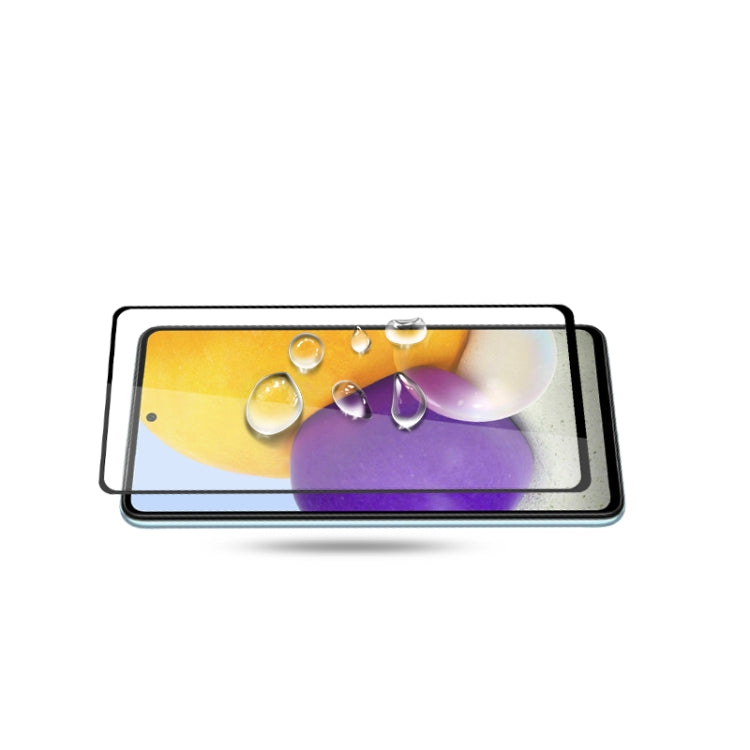 mocolo 0.33mm 9H 2.5D Full Glue Silk Print Tempered Glass Film For Samsung Galaxy A73 5G(Black) - Galaxy Tempered Glass by mocolo | Online Shopping South Africa | PMC TechLife | Buy Now Pay Later Mobicred
