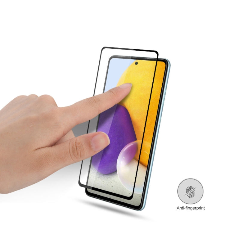 mocolo 0.33mm 9H 2.5D Full Glue Silk Print Tempered Glass Film For Samsung Galaxy A73 5G(Black) - Galaxy Tempered Glass by mocolo | Online Shopping South Africa | PMC TechLife | Buy Now Pay Later Mobicred