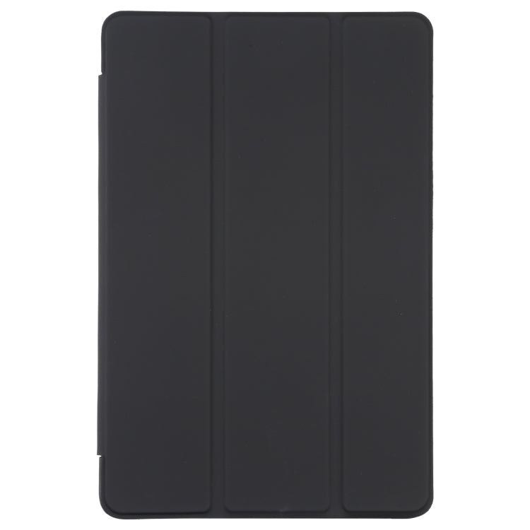 For Xiaomi Mi Pad 5 TPU Three-fold Leather Tablet Case(Black)
