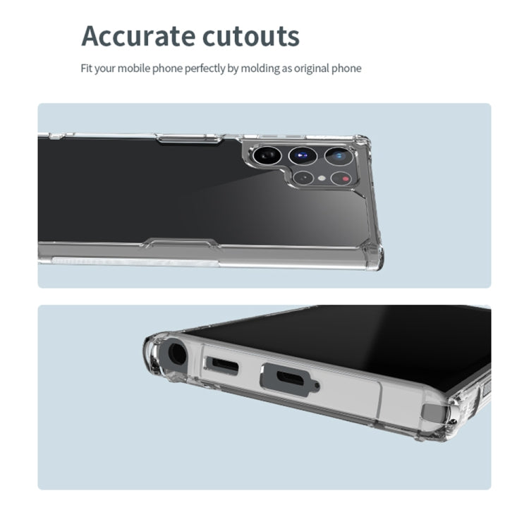For Samsung Galaxy S22 Ultra 5G NILLKIN PC + TPU Phone Case(Transparent)