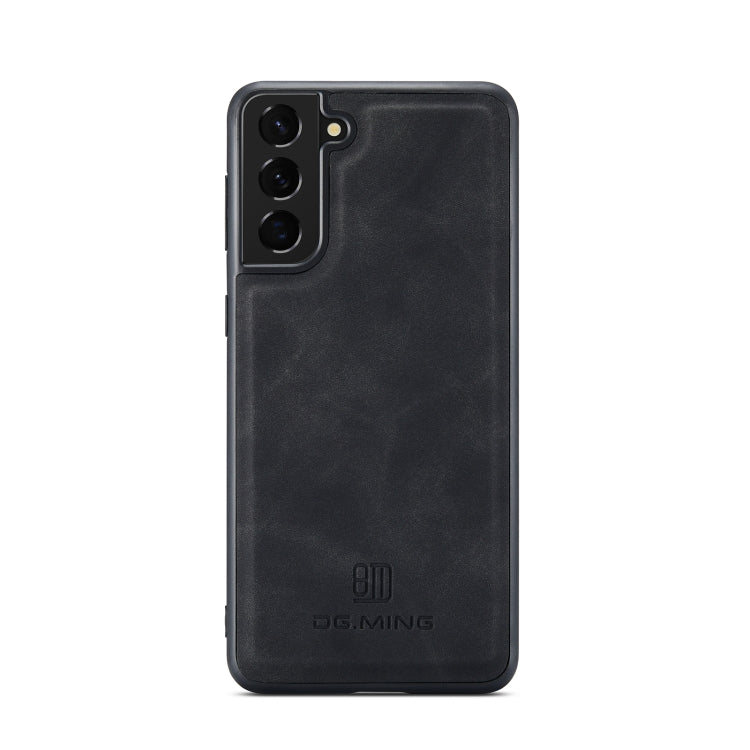 For Samsung Galaxy S22 5G DG.MING M2 Series 3-Fold Multi Card Bag Back Cover Phone Case(Black)