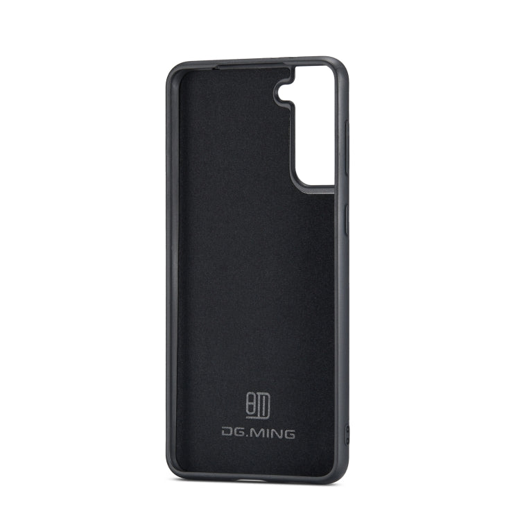 For Samsung Galaxy S22 5G DG.MING M2 Series 3-Fold Multi Card Bag Back Cover Phone Case(Black)