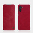 For Samsung Galaxy A13 5G NILLKIN QIN Series Crazy Horse Texture Leather Phone Case(Red) - Galaxy Phone Cases by NILLKIN | Online Shopping South Africa | PMC TechLife