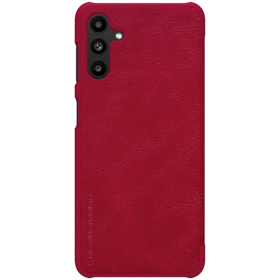 For Samsung Galaxy A13 5G NILLKIN QIN Series Crazy Horse Texture Leather Phone Case(Red)