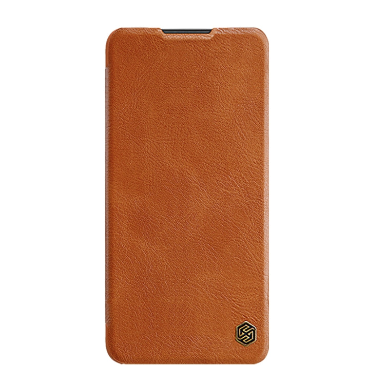 For Xiaomi Redmi Note 11 5G / 11T 5G / Poco M4 Pro 5G / 11S 5G NILLKIN QIN Series Crazy Horse Texture Leather Phone Case(Brown) - Xiaomi Cases by NILLKIN | Online Shopping South Africa | PMC TechLife | Buy Now Pay Later Mobicred