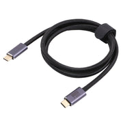 20Gbps USB 4 USB-C / Type-C Male to USB-C / Type-C Male Braided Data Cable, Cable Length:3m(Black)