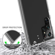 For Samsung Galaxy S22 Ultra 5G Shockproof Scratchproof TPU + Acrylic Phone Case(Black)