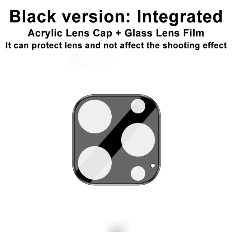 For iPhone 13 Pro / 13 Pro Max imak Integrated Rear Camera Lens Tempered Glass Film with Lens Cap Black Version - free shipping - PMC TechLife - Order now!