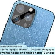 For iPhone 13 Pro / 13 Pro Max imak Integrated Rear Camera Lens Tempered Glass Film with Lens Cap Black Version