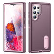 For Samsung Galaxy S22 Ultra 5G 3 in 1 Rugged Holder Phone Case(Purple+Pink) - free shipping - PMC TechLife - Order now!