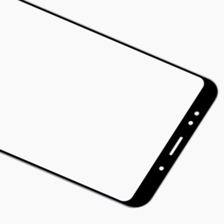 Front Screen Outer Glass Lens with OCA Optically Clear Adhesive for Xiaomi Redmi 5 Plus(Black)