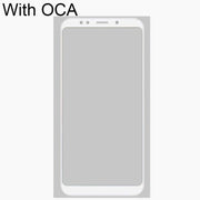 Front Screen Outer Glass Lens with OCA Optically Clear Adhesive for Xiaomi Redmi 5 Plus(White)