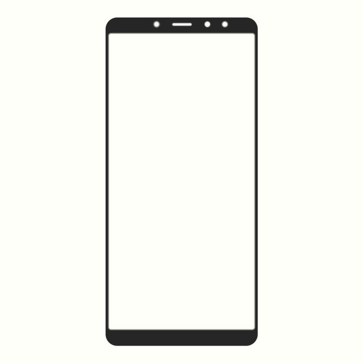 Front Screen Outer Glass Lens with OCA Optically Clear Adhesive for Xiaomi Mi 6X(Black)