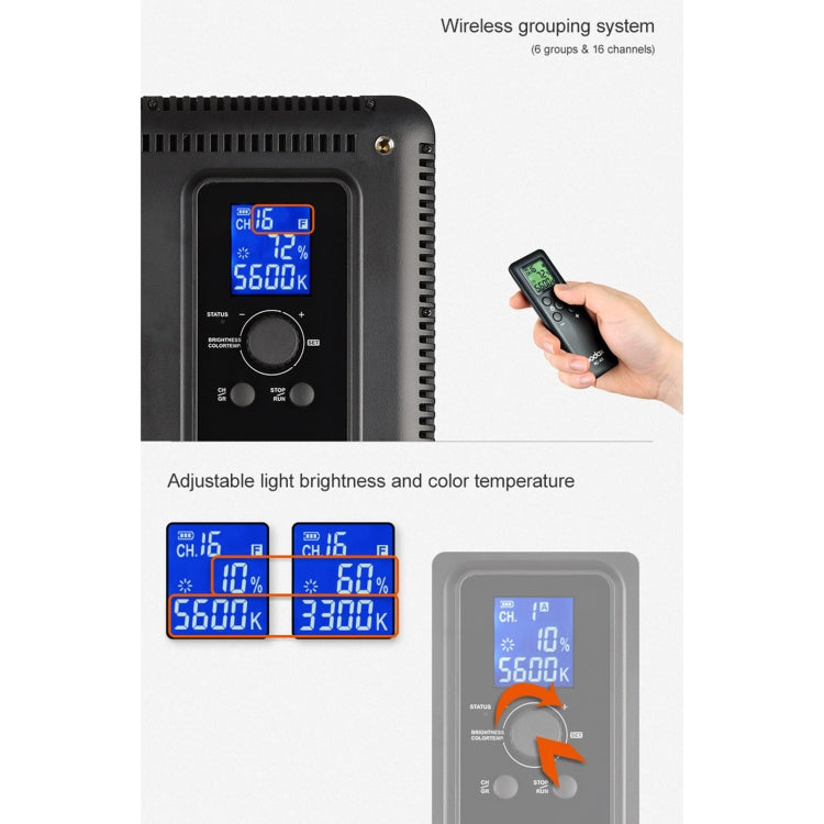 Godox LEDP260C LED Video Shoot Light - free shipping - PMC TechLife - Order now!