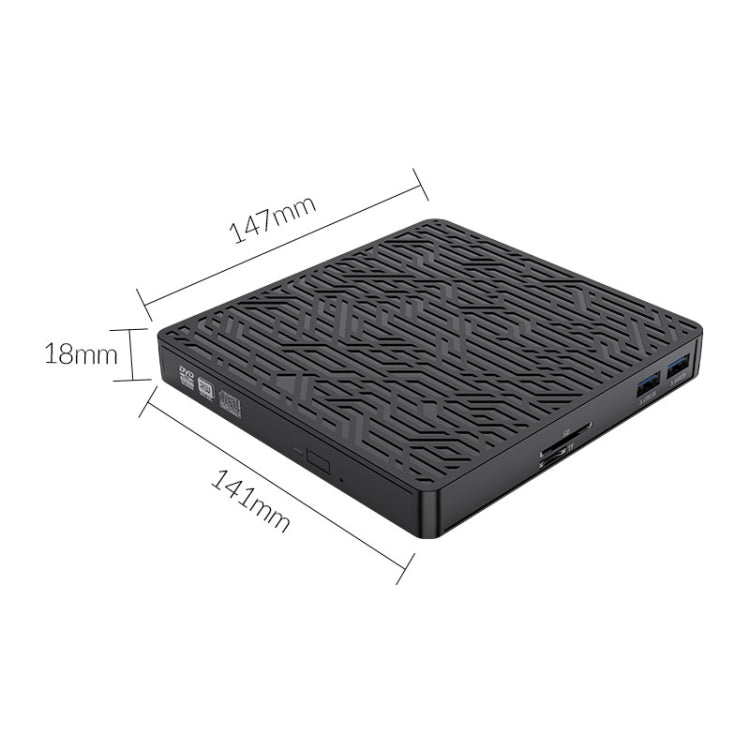 ORICO XD008 External DVD Drive Extension(Black) - free shipping - PMC TechLife - Order now!