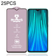 25 PCS 9H HD Large Arc High Alumina Full Screen Tempered Glass Film for Xiaomi Redmi Note 8 Pro - free shipping - PMC TechLife - Order now!