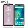25 PCS 9H HD Large Arc High Alumina Full Screen Tempered Glass Film for Xiaomi Mi A2 Lite -  by PMC TechLife | Online Shopping South Africa | PMC TechLife