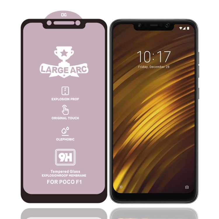 25 PCS 9H HD Large Arc High Alumina Full Screen Tempered Glass Film for Xiaomi Pocophone F1 -  by PMC TechLife | Online Shopping South Africa | PMC TechLife
