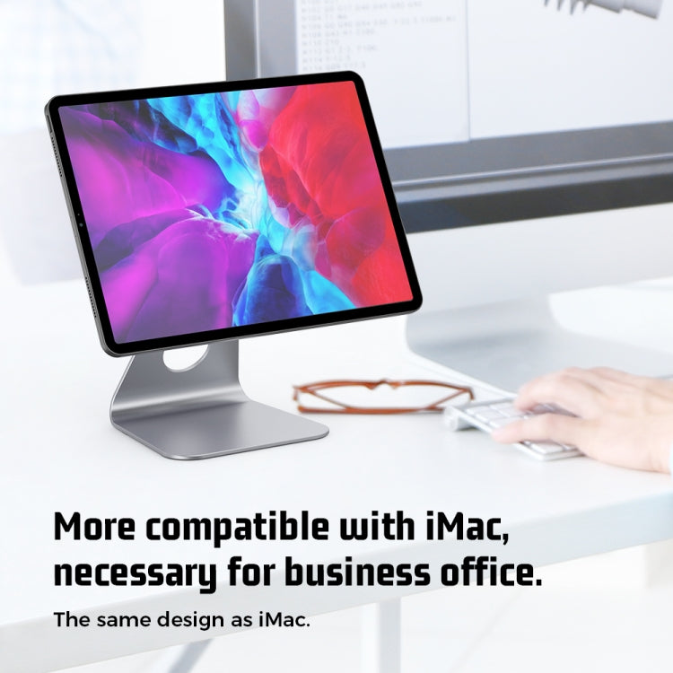 R-JUST PB01-13 L-shaped Magnetic Tablet Phone Desktop Holder(Grey) - free shipping - PMC TechLife - Order now!