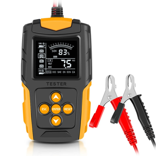 FOXSUR FBT200 12V / 24V Car Battery Tester(Orange) - Electronic Test by FOXSUR | Online Shopping South Africa | PMC Jewellery | Buy Now Pay Later Mobicred