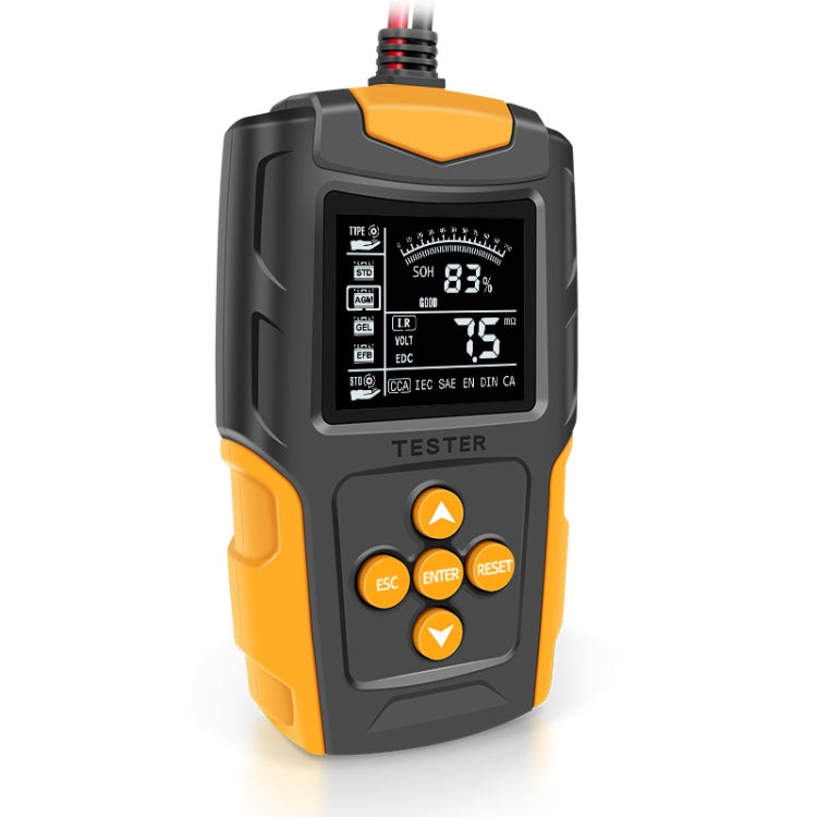 FOXSUR FBT200 12V / 24V Car Battery Tester(Orange) - Electronic Test by FOXSUR | Online Shopping South Africa | PMC TechLife | Buy Now Pay Later Mobicred