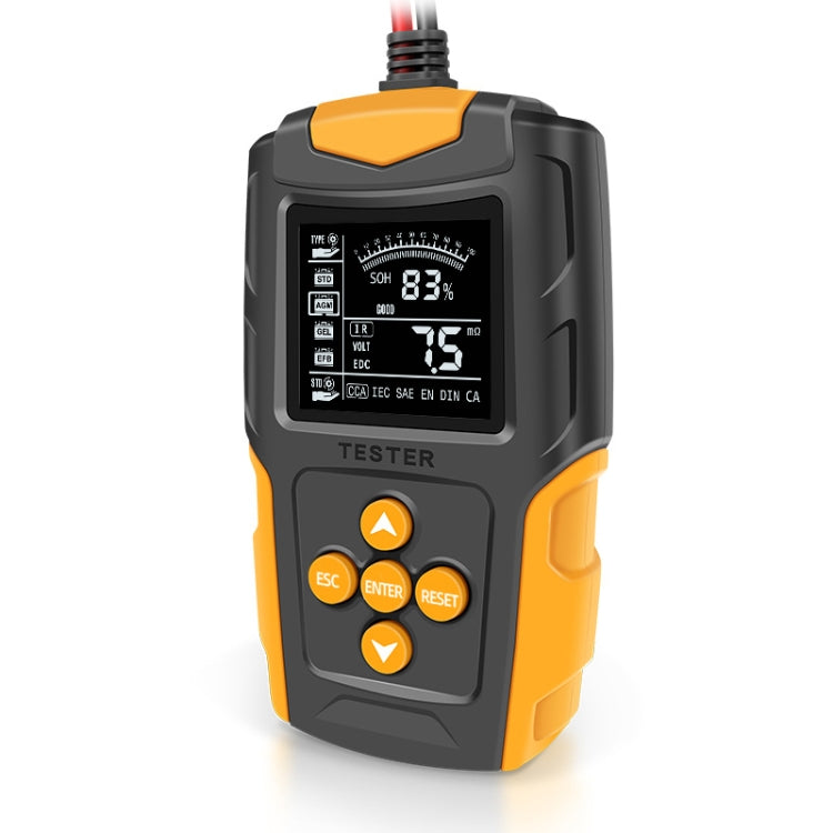 FOXSUR FBT200 12V / 24V Car Battery Tester(Orange) - Electronic Test by FOXSUR | Online Shopping South Africa | PMC TechLife | Buy Now Pay Later Mobicred
