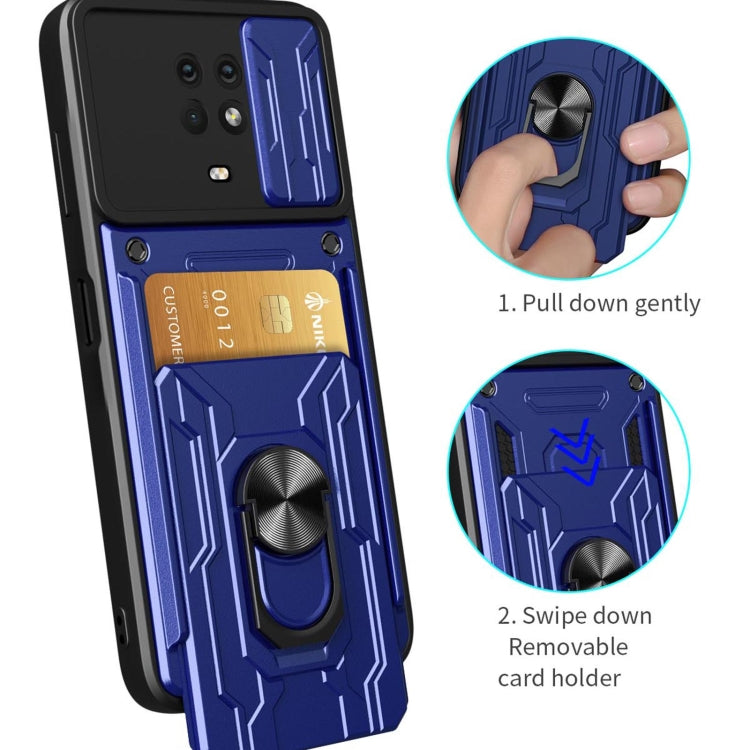 For Nokia G10 Sliding Camshield Card Phone Case(Blue) - free shipping - PMC TechLife - Order now!