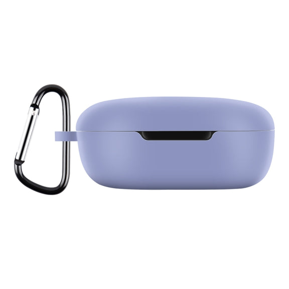 For Xiaomi Redmi Buds 4 Lite Silicone Earphone Protective Case with Hook (British Lavender)