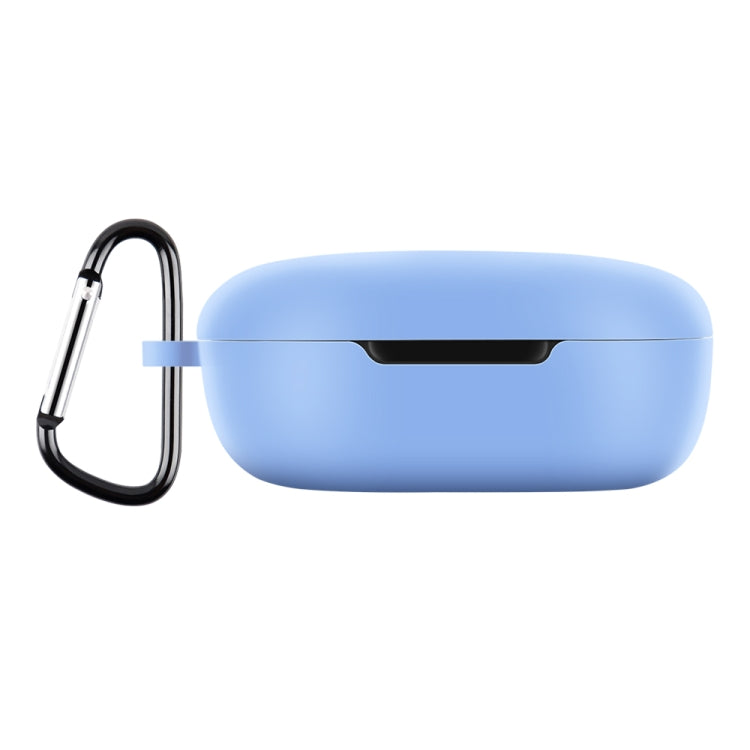 For Xiaomi Redmi Buds 4 Lite Silicone Earphone Protective Case with Hook (Sky Blue) - Xiaomi Earphone Case by PMC TechLife | Online Shopping South Africa | PMC TechLife