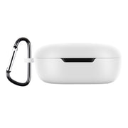 For Xiaomi Redmi Buds 4 Lite Silicone Earphone Protective Case with Hook (White)