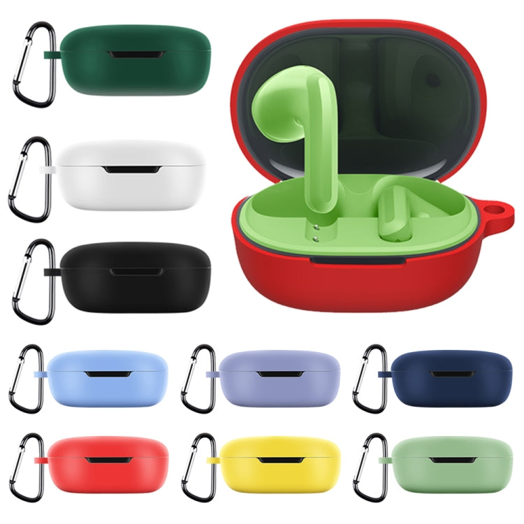 For Xiaomi Redmi Buds 4 Lite Silicone Earphone Protective Case with Hook (Matcha)