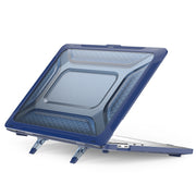 PC + TPU Honeycomb Laptop Protective Case For MacBook Pro 13.3 inch A2338 / A2289 / A2251 (2020)(Sapphire Blue)