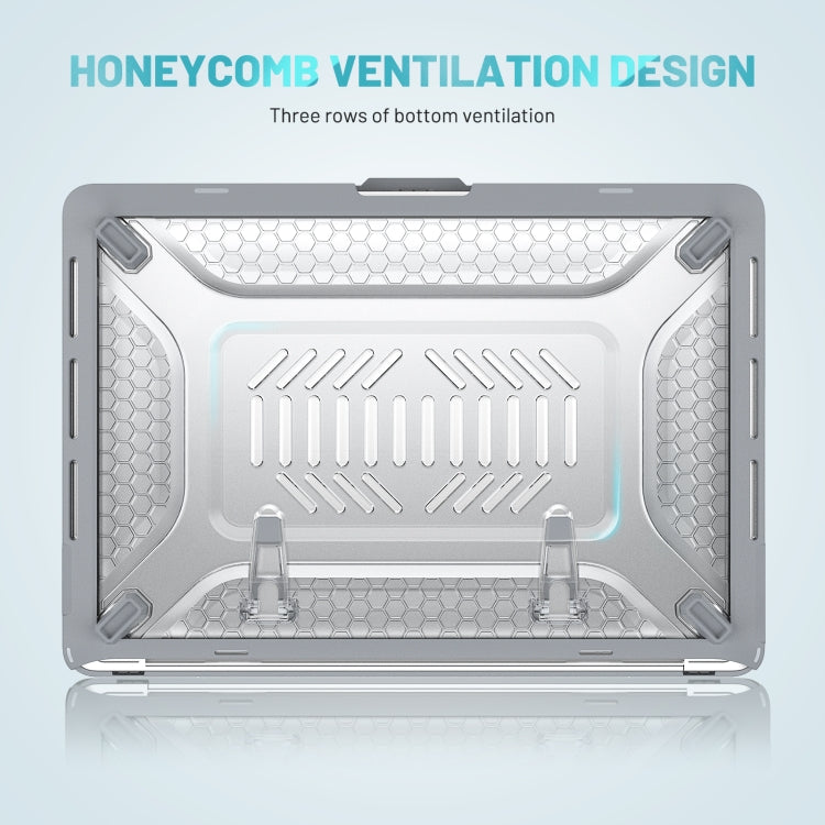 PC + TPU Honeycomb Laptop Protective Case For MacBook Pro 13.3 inch A2338 / A2289 / A2251 (2020)(Star Gray) - MacBook Pro Cases by PMC TechLife | Online Shopping South Africa | PMC TechLife