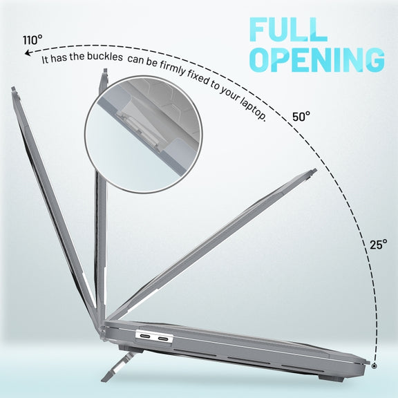 PC + TPU Honeycomb Laptop Protective Case For MacBook Pro 13.3 inch A2338 / A2289 / A2251 (2020)(Star Gray)