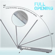 PC + TPU Honeycomb Laptop Protective Case For MacBook Pro 16.2 inch A2485 2021(Star Gray)
