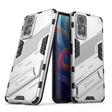 For Xiaomi Redmi Note 11 / Note 11S Global Punk Armor 2 in 1 PC + TPU Shockproof Phone Case with Invisible Holder(White) - free shipping - PMC TechLife - Order now!