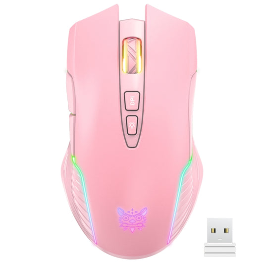 ONIKUMA CW905 2.4G RGB Lighting Wireless Mouse(Pink) - free shipping - PMC Jewellery - Order now!
