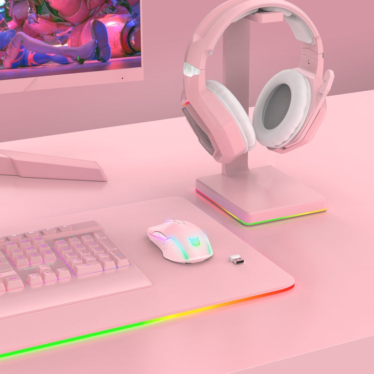 ONIKUMA CW905 2.4G RGB Lighting Wireless Mouse(Pink) - free shipping - PMC Jewellery - Order now!