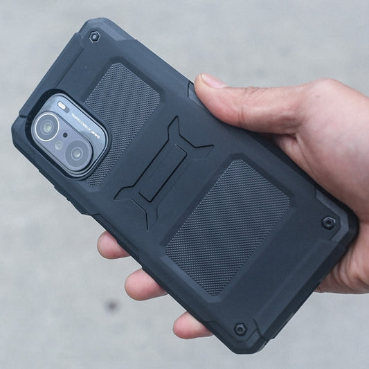 For Xiaomi Redmi K40 / K40 Pro / K40 Pro+ FATBEAR Armor Shockproof Cooling Phone Case(Black) - free shipping - PMC Jewellery - Order now!