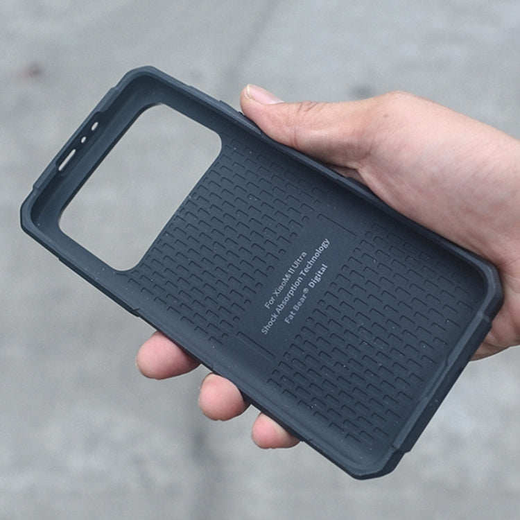 For Xiaomi Mi 11 Ultra FATBEAR Armor Shockproof Cooling Phone Case(Black) - free shipping - PMC TechLife - Order now!