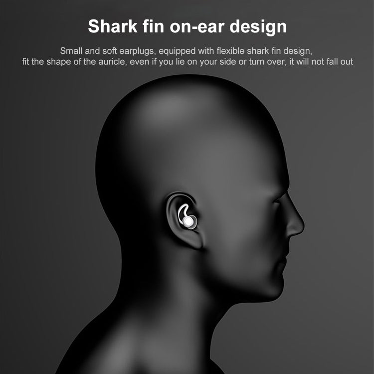 iMeBoBo A1 Shark Fin Version Nano Silicone Sleeping Noise Reduction Earplugs, Style:Two Layer(Grey) - Anti-dust & Ear Caps by PMC TechLife | Online Shopping South Africa | PMC TechLife