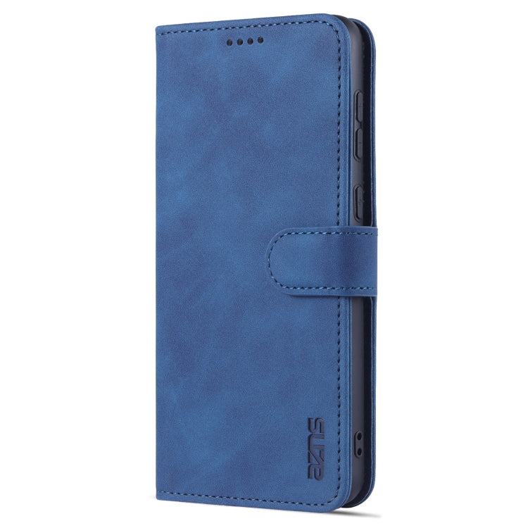For Samsung Galaxy A53 5G AZNS Skin Feel Calf Texture Horizontal Flip Leather Phone Case(Blue) - free shipping - PMC TechLife - Order now!