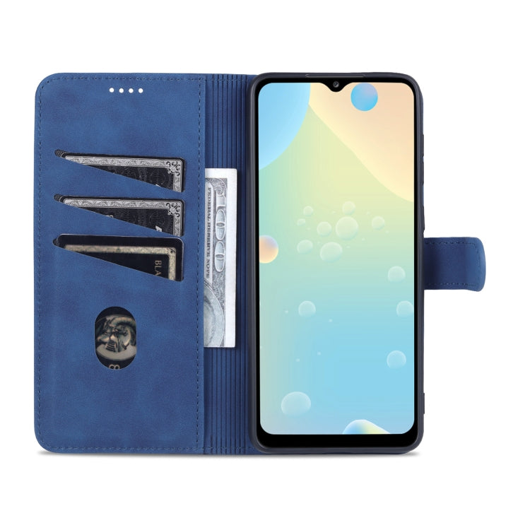 For Samsung Galaxy A53 5G AZNS Skin Feel Calf Texture Horizontal Flip Leather Phone Case(Blue) - free shipping - PMC TechLife - Order now!