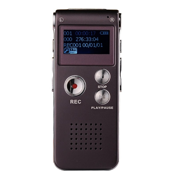 SK-012 32GB USB Dictaphone Digital Audio Voice Recorder with WAV MP3 Player VAR Function(Purple)