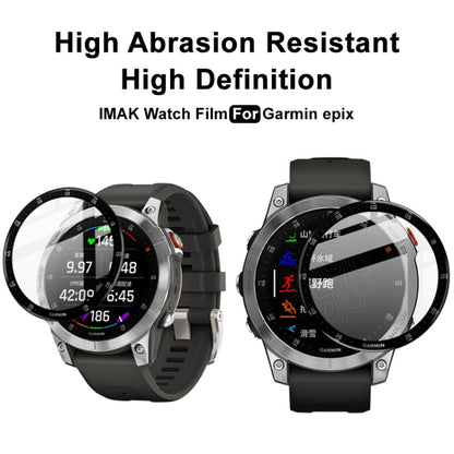 Compatible with Garmin Epix IMAK Plexiglass HD Watch Protective Film - Screen Protector by imak | Online Shopping South Africa | PMC Jewellery | Buy Now Pay Later Mobicred