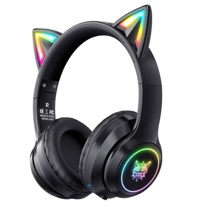 ONIKUMA B90 RGB Lighting Wireless Bluetooth Headphone(Black) - free shipping - PMC Jewellery - Order now!
