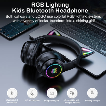 ONIKUMA B90 RGB Lighting Wireless Bluetooth Headphone(Black) - free shipping - PMC Jewellery - Order now!